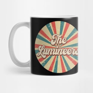 Circle Design Lumineers Proud Name Birthday 70s 80s 90s Styles Mug